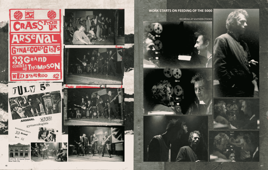 Crass: A Pictorial History - pages 48 and 49